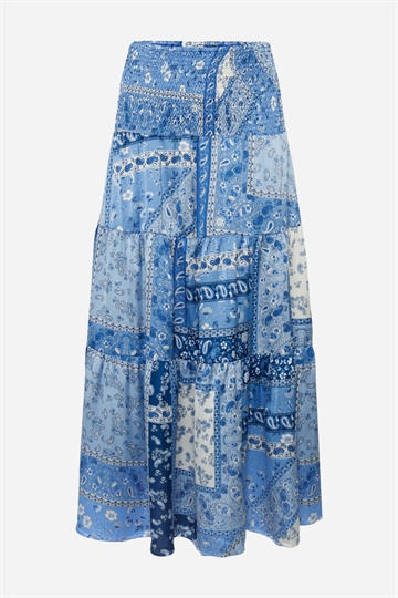 GRUNT Jazmi Print Skirt - Blue